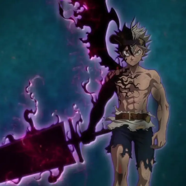 Asta dalam pertarungan di Black Clover chapter 350