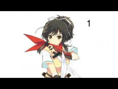 Gambar gameplay Asuka dalam game Senran Kagura