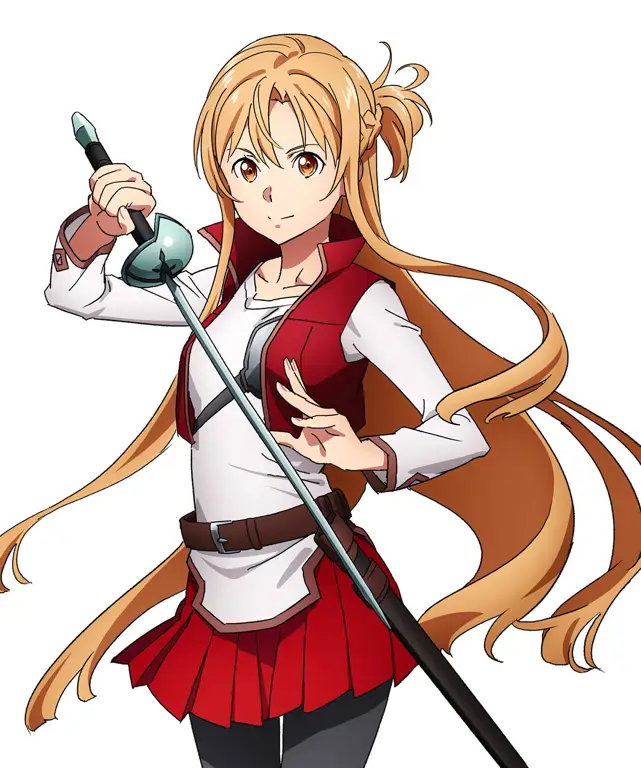 Gambar Asuna dalam Sword Art Online Progressive