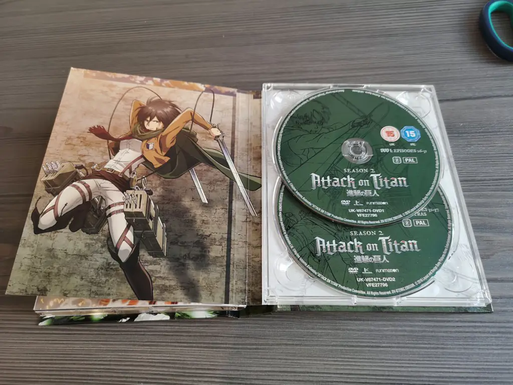 Gambar sampul DVD atau Blu-ray Attack on Titan