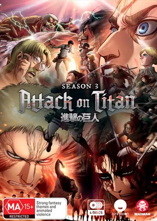 Gambar Attack on Titan Season 3