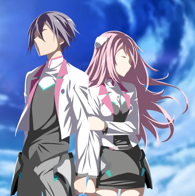 Gambar Ayato dan Julis dari manga Asterisk War