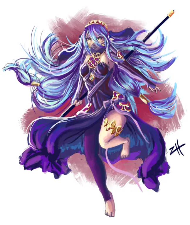 Gambar Azura dari game Fire Emblem