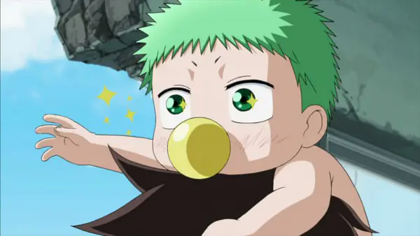 Gambar Baby Beel, tokoh utama anime Beelzebub