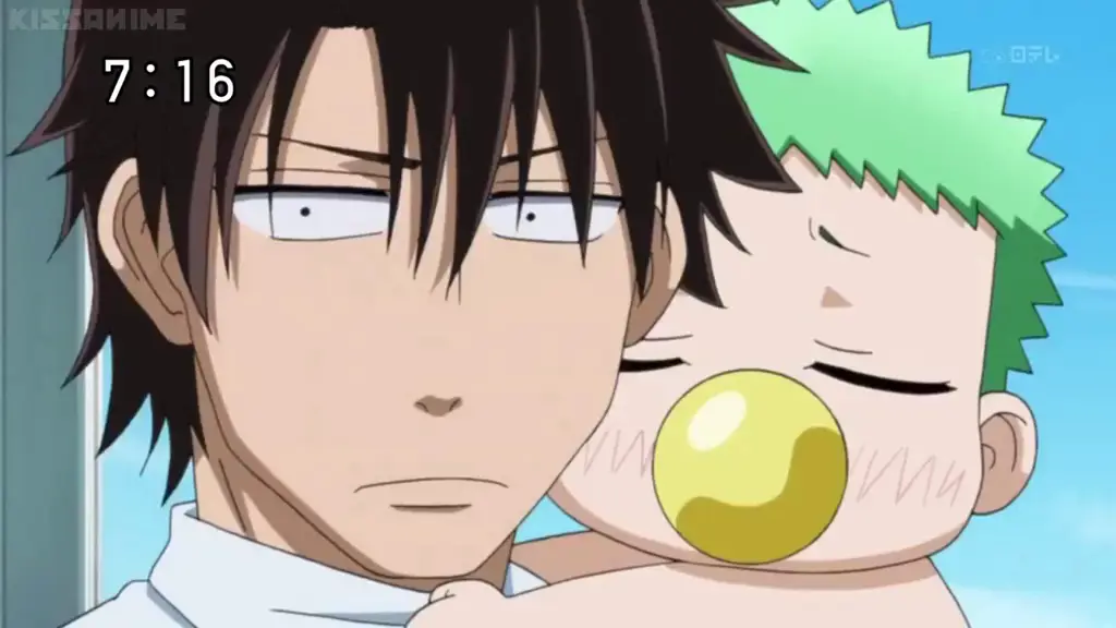 Gambar Baby Beel, Raja Iblis kecil dalam anime Beelzebub