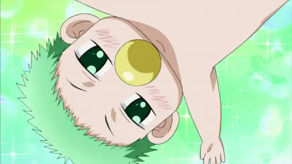 Bayi Beelzebub yang lucu dan menggemaskan