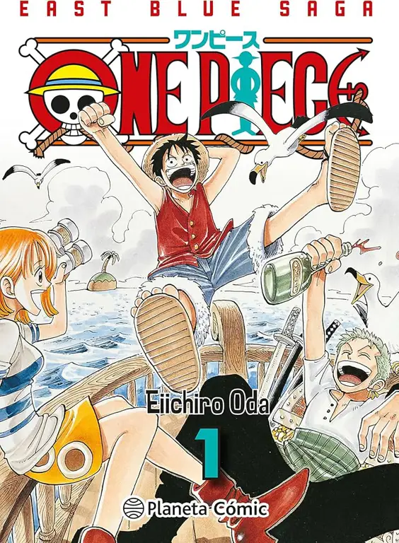 Gambar situs web resmi manga One Piece