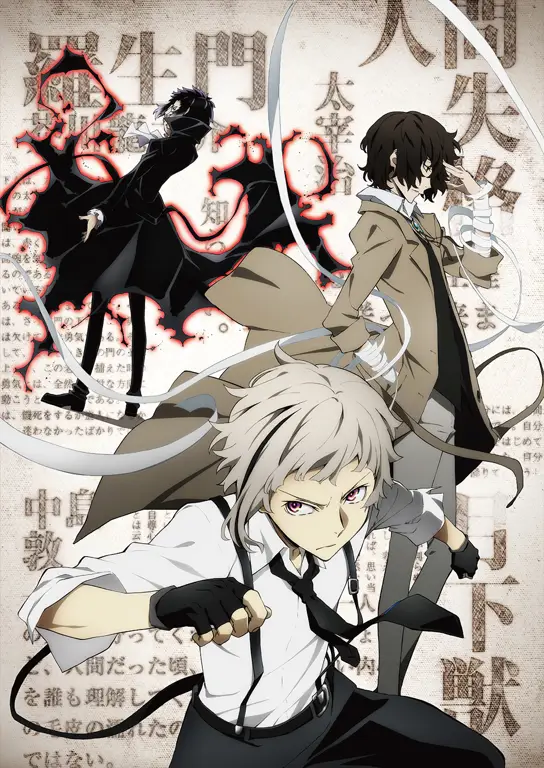 Bagan perbandingan Bungo Stray Dogs dan Alkemi