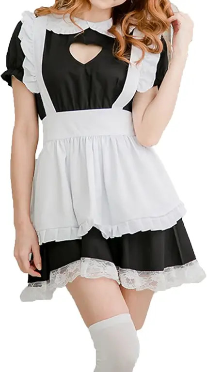 Contoh berbagai jenis kain yang biasa digunakan untuk membuat baju maid anime.