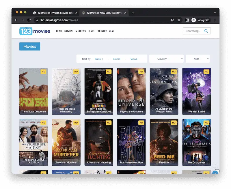 Peringatan tentang situs web streaming ilegal