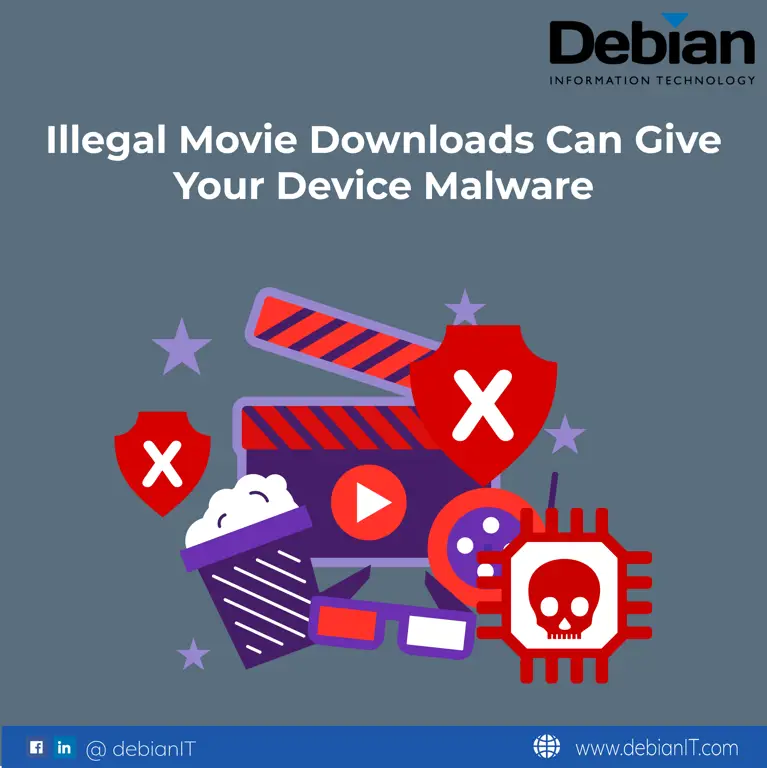 Peringatan situs web streaming film ilegal