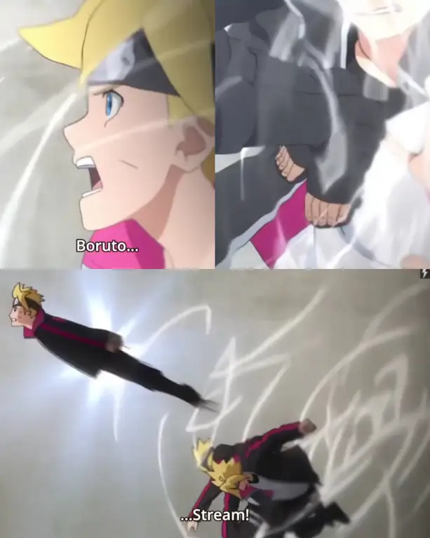 Grafik perbandingan pilihan streaming Boruto