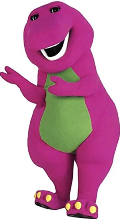 Barney dalam gaya anime