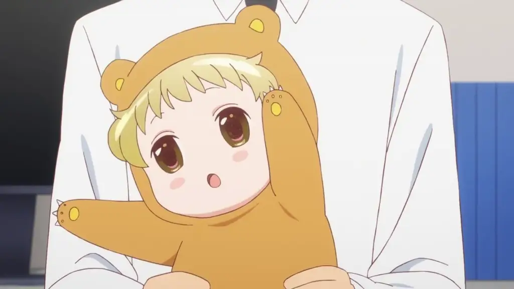 Bayi anime yang lucu dan menggemaskan