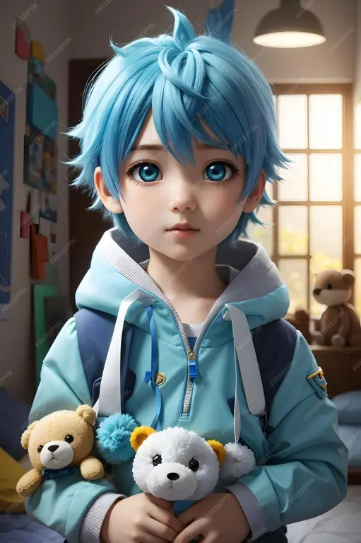 Gambar bayi perempuan anime yang lucu