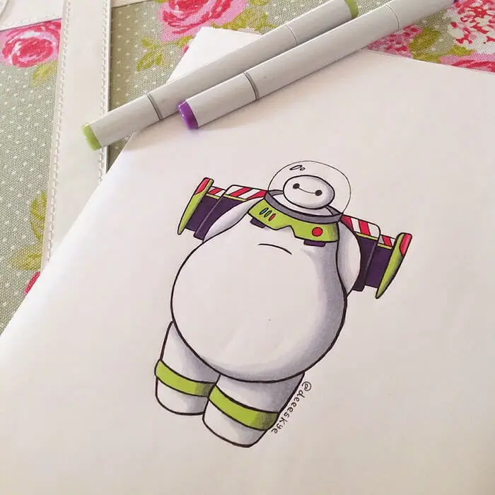 Baymax, robot perawat yang lucu dan setia dalam film Big Hero 6