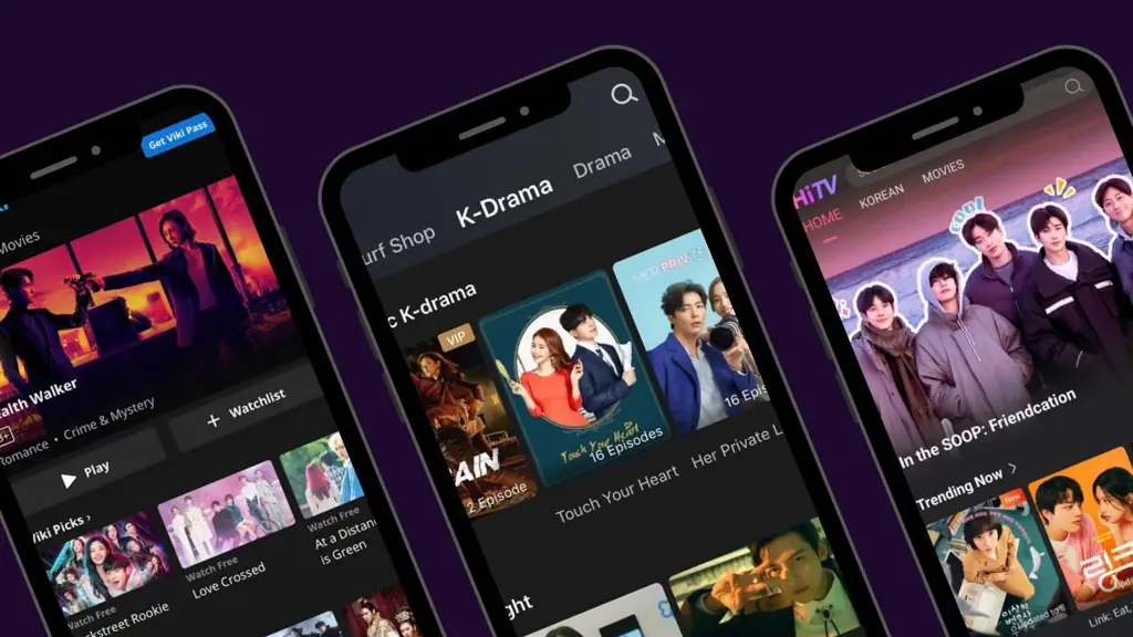 Logo berbagai platform streaming drama Korea