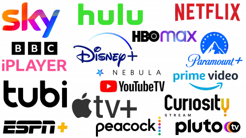 Beberapa Platform Streaming Anime Terpopuler Logo berbagai platform streaming anime