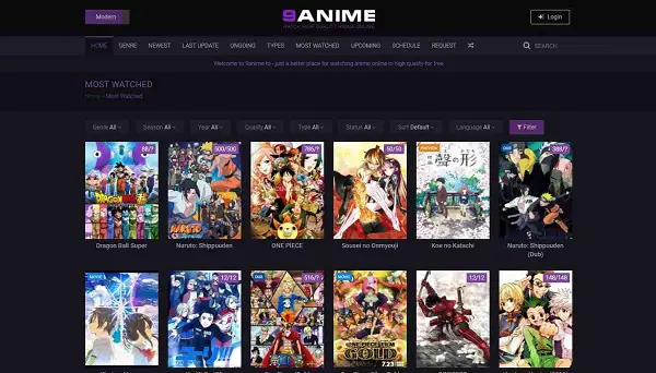 Berbagai platform streaming anime populer