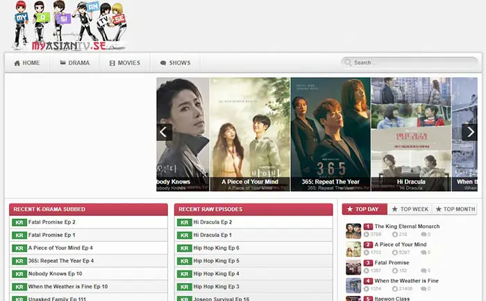 Logo berbagai situs streaming drama Korea