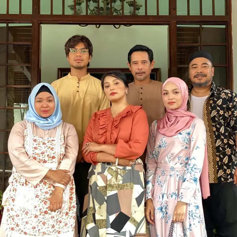 Suasana syuting drama Melayu