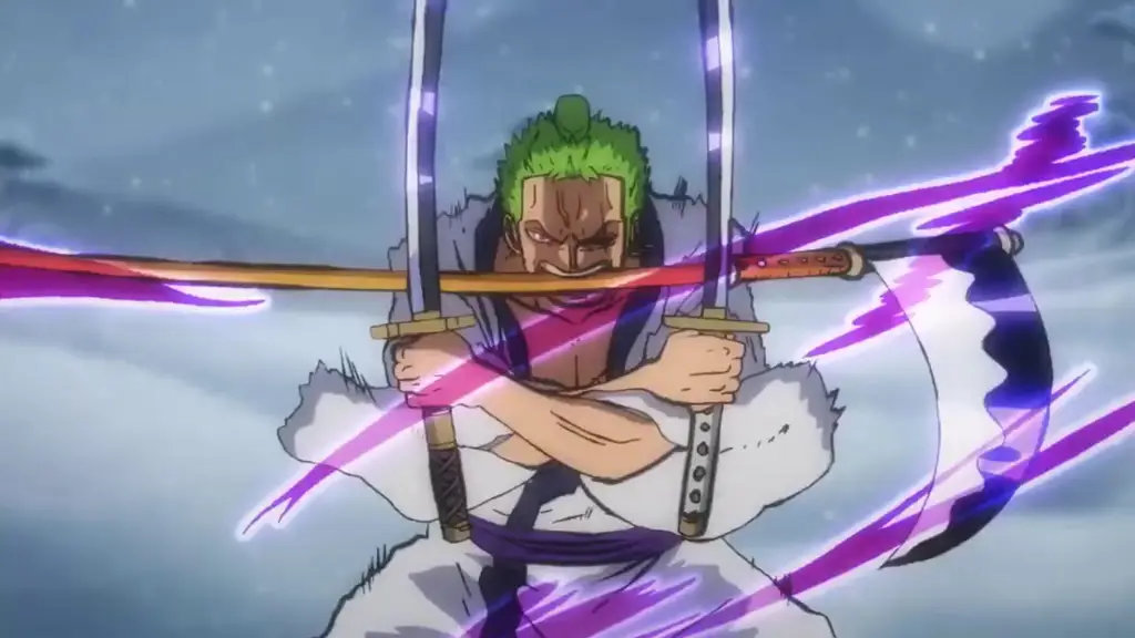 Bekas luka Zoro: Bukti pertarungan sengit Gambar Zoro dengan bekas luka di matanya