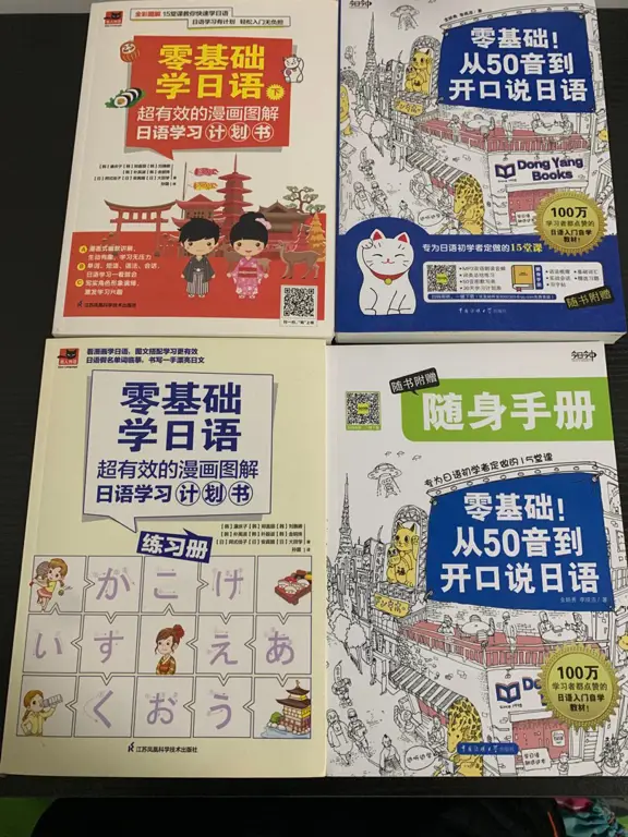 Buku belajar Bahasa Jepang