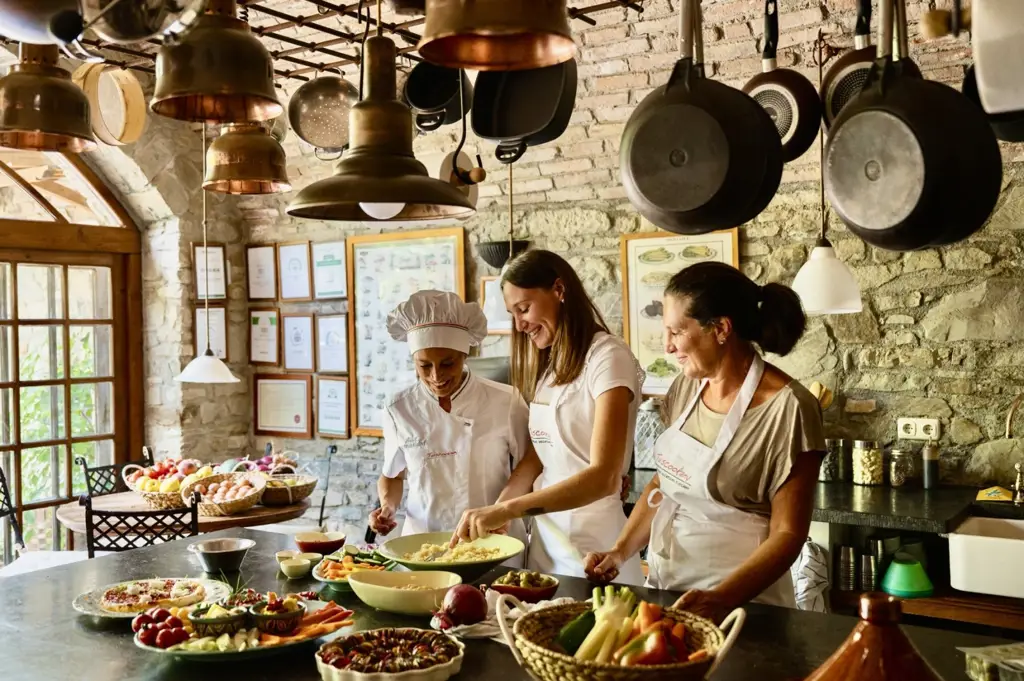 Kelas memasak di Italia dengan pemandangan indah