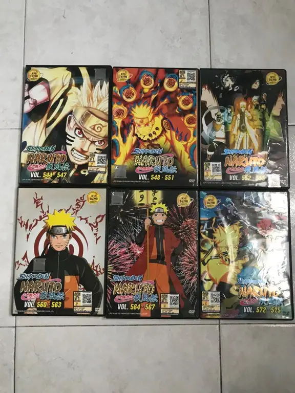 Gambar DVD Naruto Shippuden