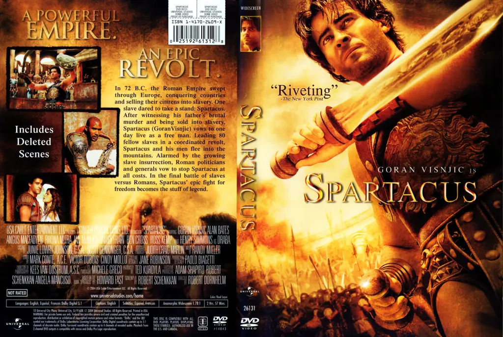 Sampul DVD Spartacus Season 3