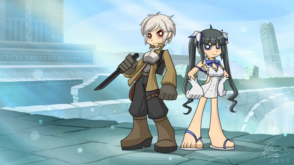 Bell Cranel dan Hestia dari Danmachi