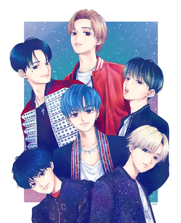 Contoh gaya anime NCT Dream