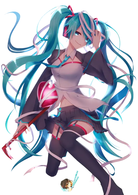 Gambar fanart Hatsune Miku yang menakjubkan