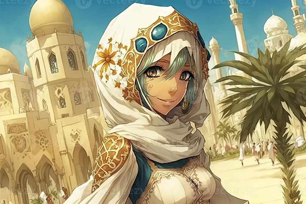 Gambar berbagai genre anime berbahasa Arab