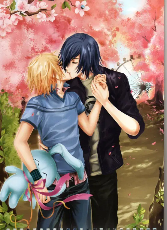 Gambar sampul manga gay romantis