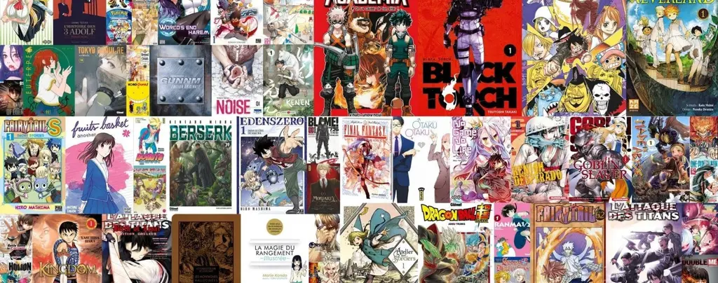 Gambar berbagai genre manga