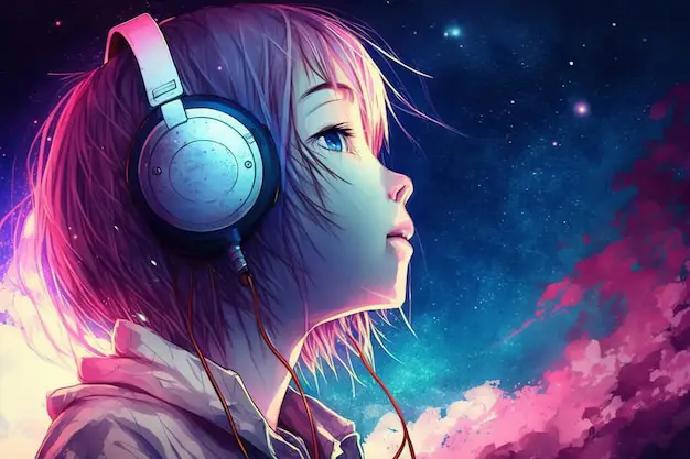 Gambar yang menampilkan berbagai genre musik anime, seperti J-Pop, rock, dan klasik