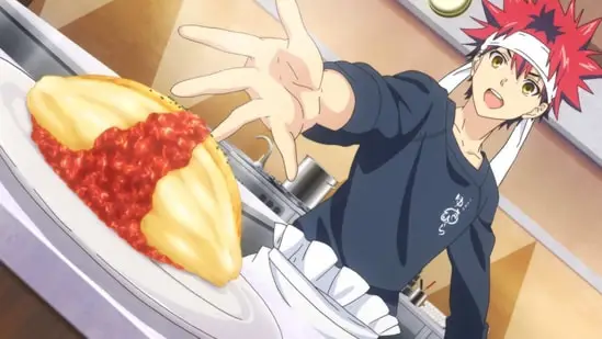 Ilustrasi makanan dalam Shokugeki no Soma: Shin no Sara