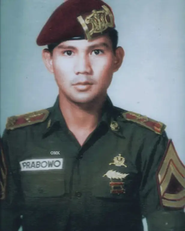 Gambar fan art Prabowo Subianto bergaya anime