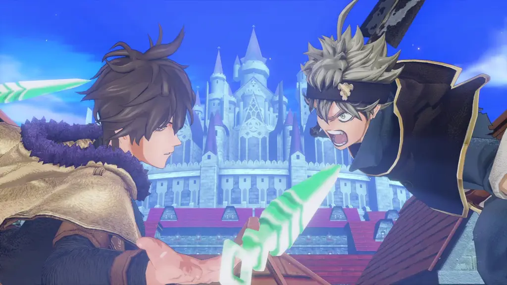 Gambar berbagai karakter Black Clover dalam game Quartet Knights