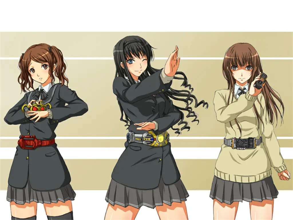 Karakter-karakter anime Amagami yang beragam dan menarik.