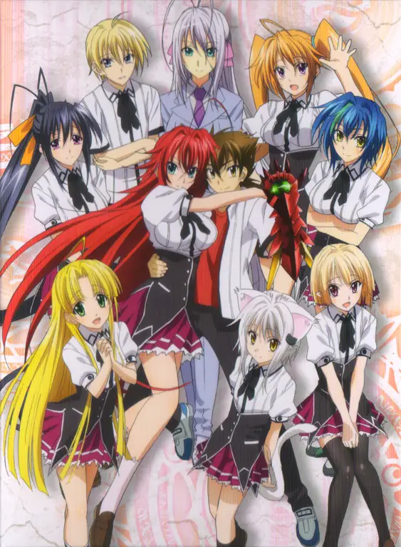 Para karakter dalam High School DxD dengan berbagai kepribadian