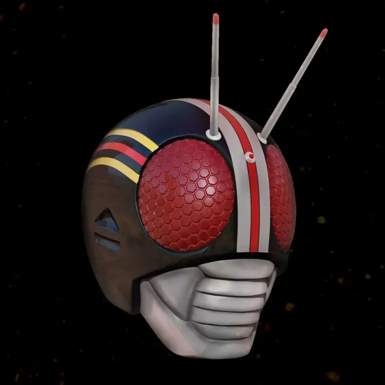 Koleksi helm Kamen Rider yang beragam dan ikonik
