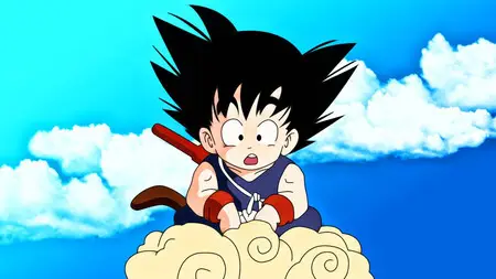 Gambar latar belakang pemandangan Goku kecil