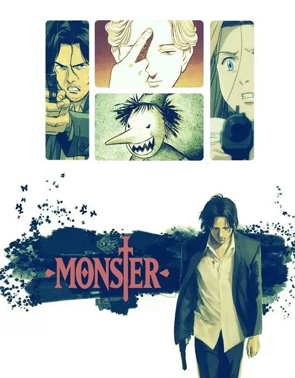 Ilustrasi berbagai monster anime