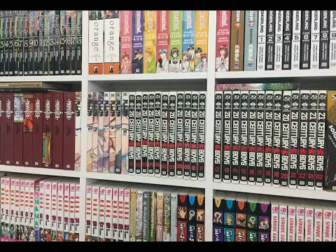 Koleksi berbagai buku manga