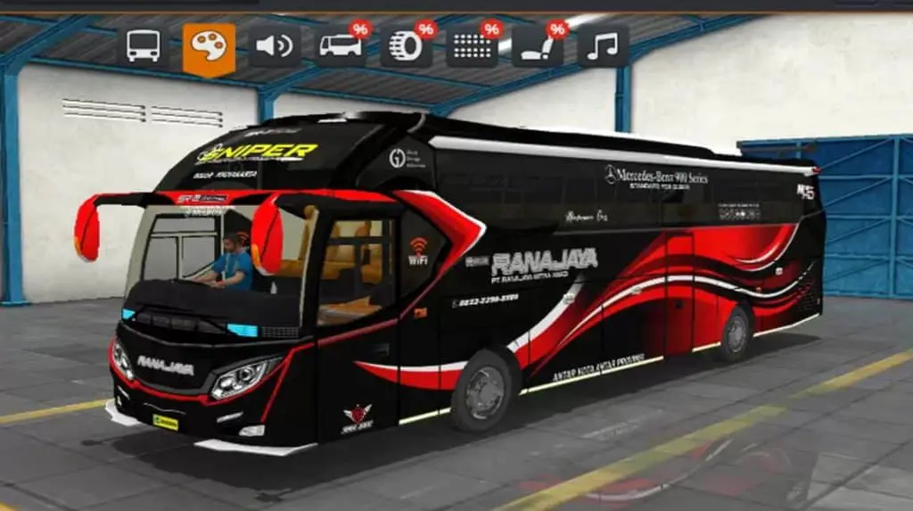 Gambar Livery Bussid Arjuna XHD Anime