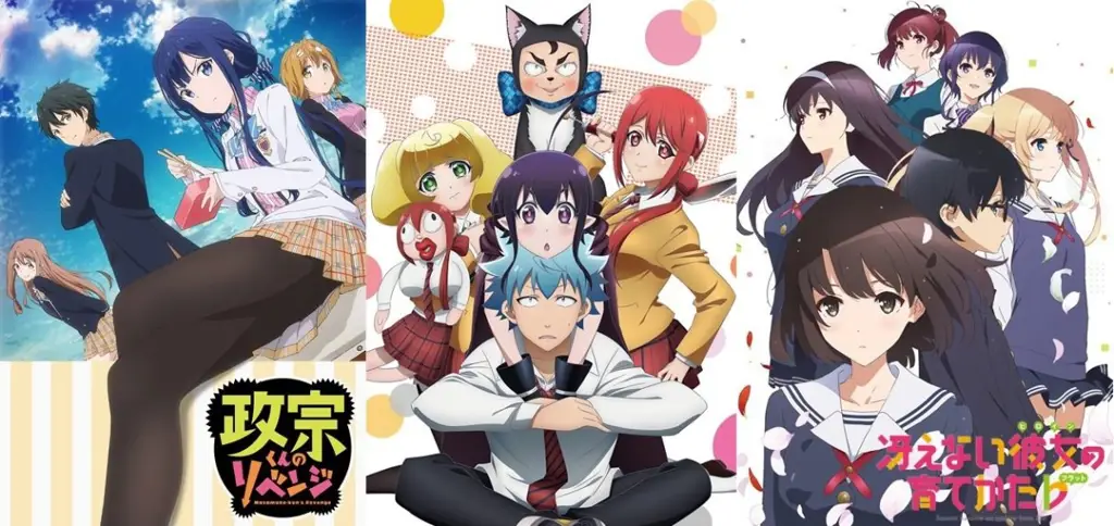 Berbagai poster anime harem