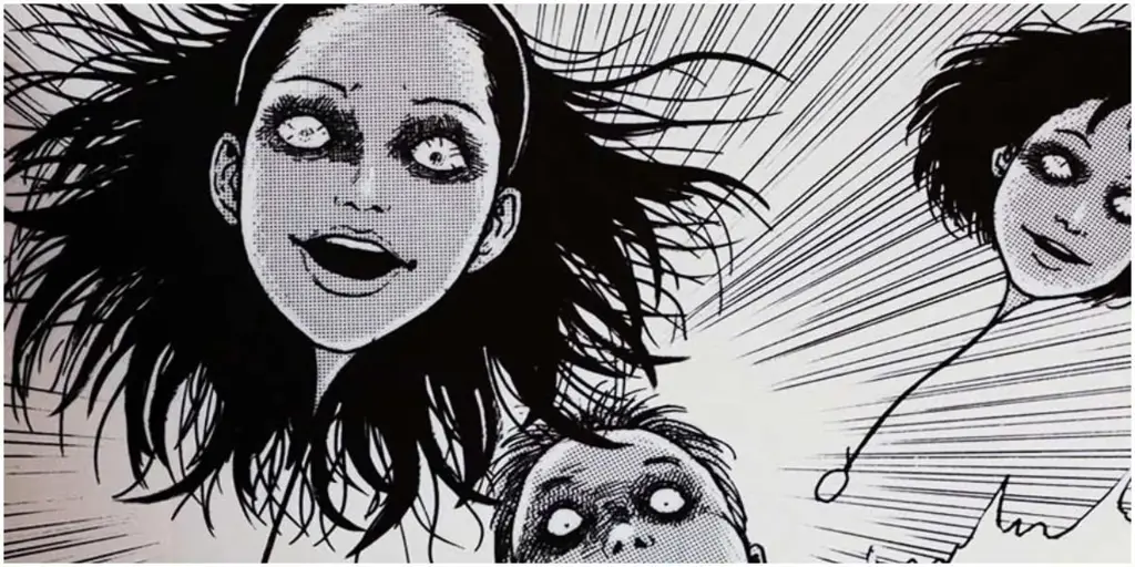 Gambar berbagai adaptasi anime dari karya Junji Ito