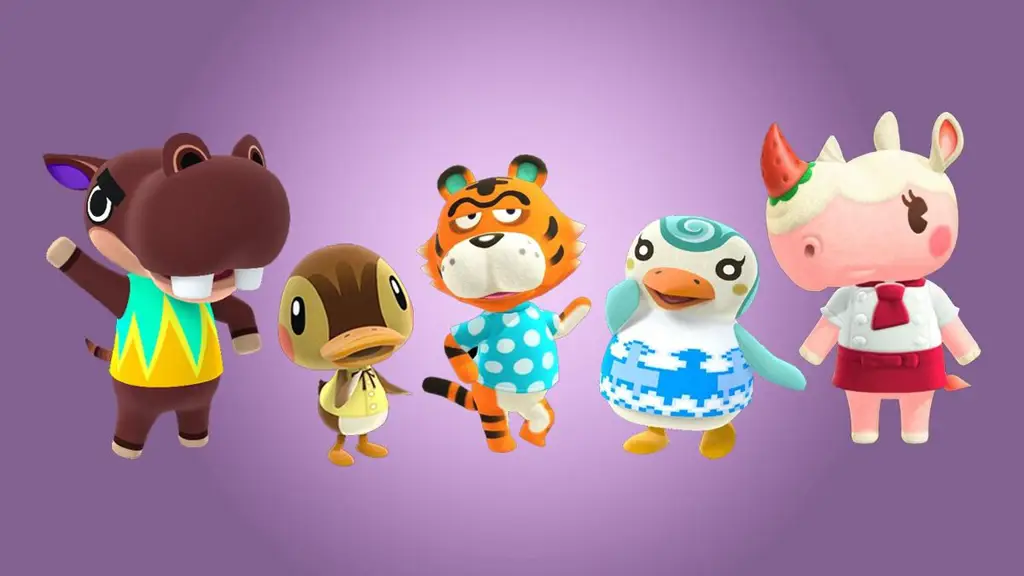 Cuplikan gameplay Animal Crossing New Horizons yang menampilkan aktivitas menangkap ikan dan serangga